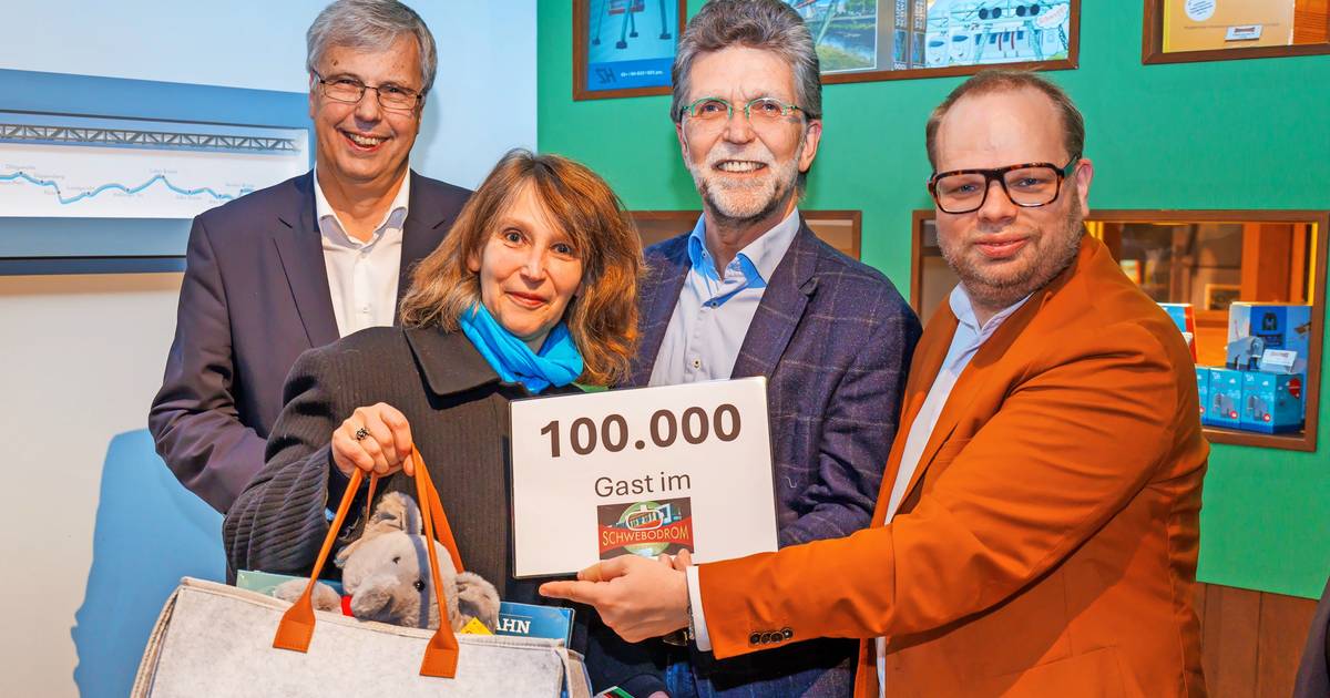 100 000. Gast im Wuppertaler Schwebodrom