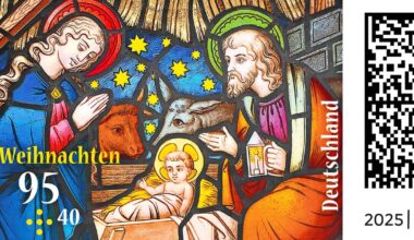 Weihnachtssonderbriefmarke 2025 kommt aus Wuppertal 