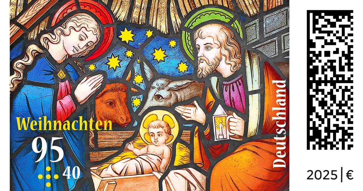 Weihnachtssonderbriefmarke 2025 kommt aus Wuppertal 