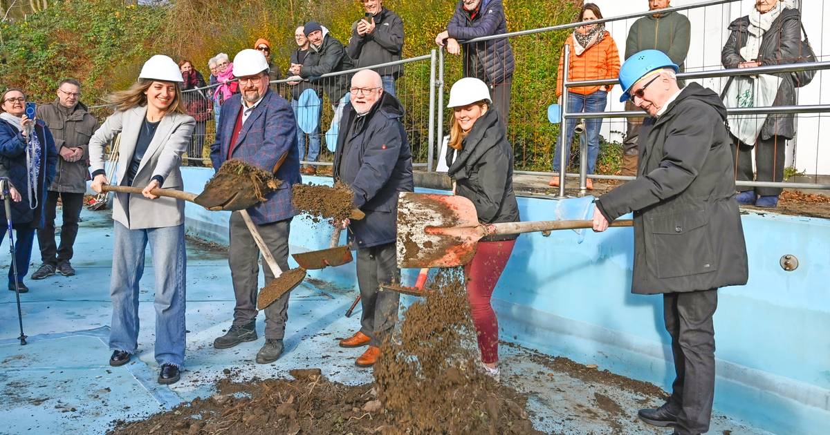 Der lang ersehnte erste Spatenstich zur Umgestaltung des Freibades Mirke