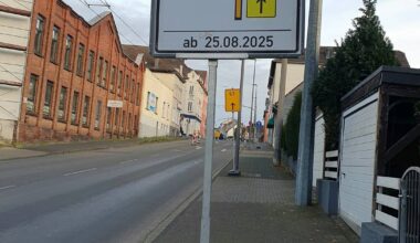 Solingen: Umleitung Gasstraße wurde nachgebessert
