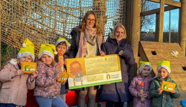 Spenden ermöglichen Kita Farbenfroh neues Klettergerüst