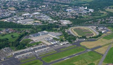 Gewerbe statt Pferde auf der Trabrennbahn