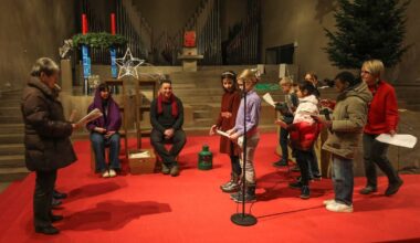 Düsseldorf: Krippenspiel-Probe in St. Paulus
