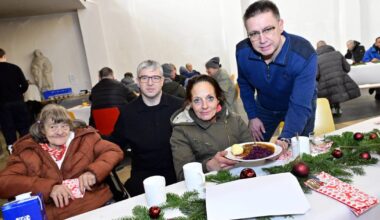 Weihnachtsfeier für wohnungslose Menschen in Mönchengladbach