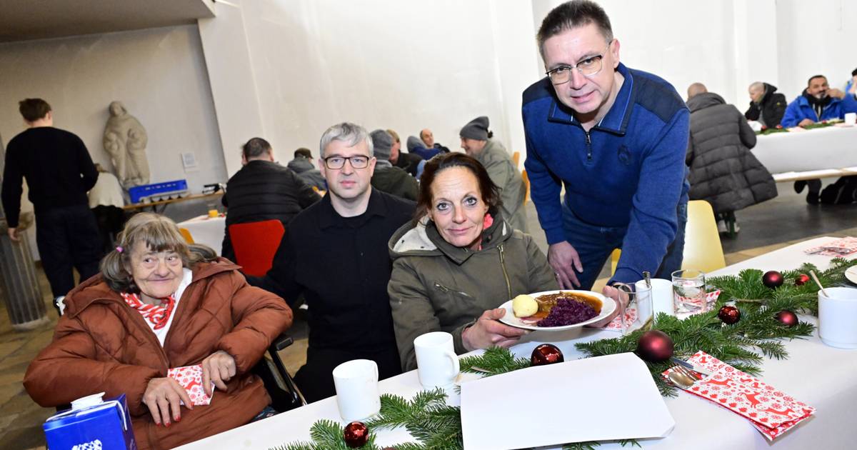 Weihnachtsfeier für wohnungslose Menschen in Mönchengladbach