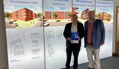 VAB-Vorstand Becker vor dem Abschied