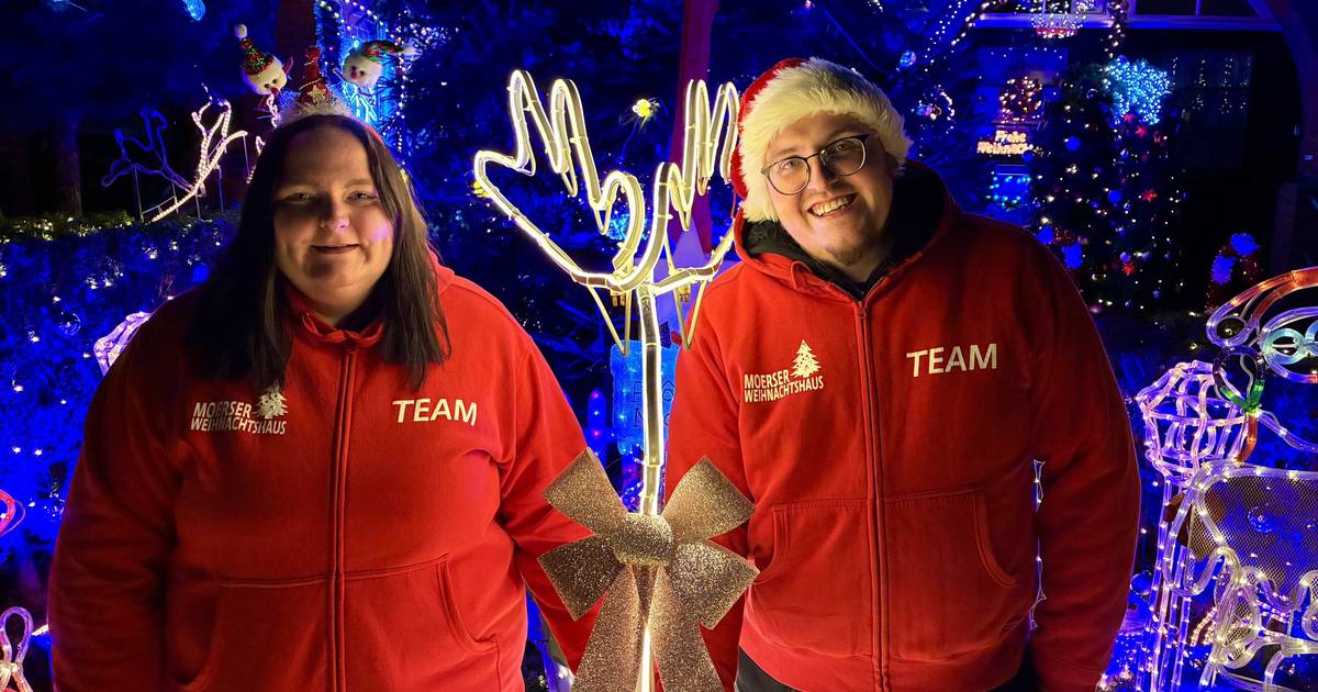 So viele Lichter leuchten am Weihnachtshaus 2.0