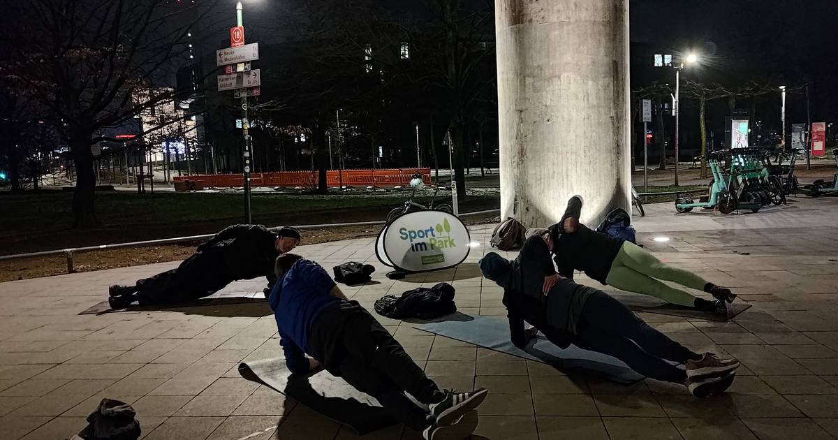 Düsseldorf: Sport im Park im Winter 2026