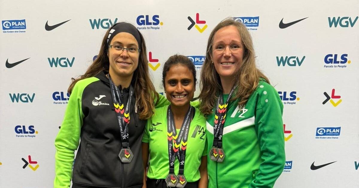 LAZ Mönchengladbach Damen-Trio holt zwei Mal Silber