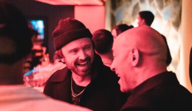 Aaron Paul speiste im Medienhafen