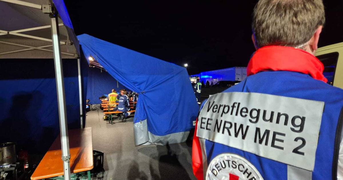 So versorgte das Rote Kreuz die Menschen