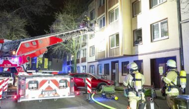 Düsseldorf: Feuer an der Engelberstraße Flingern