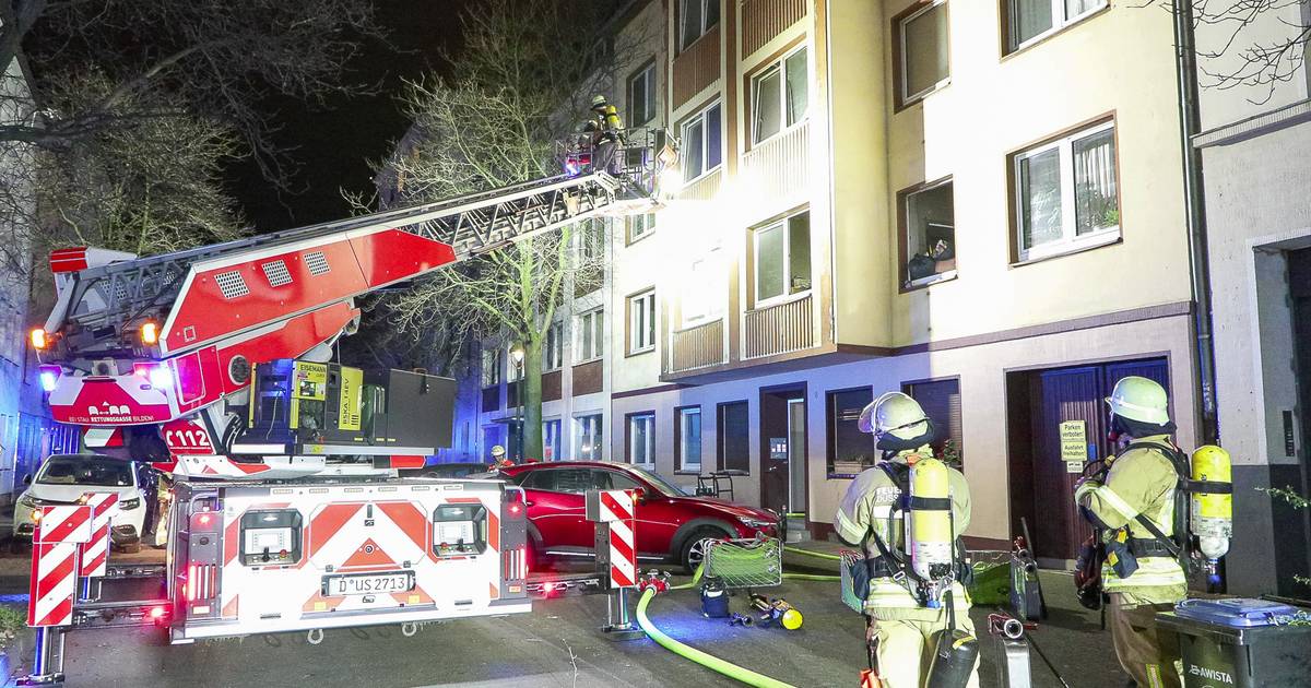 Düsseldorf: Feuer an der Engelberstraße Flingern