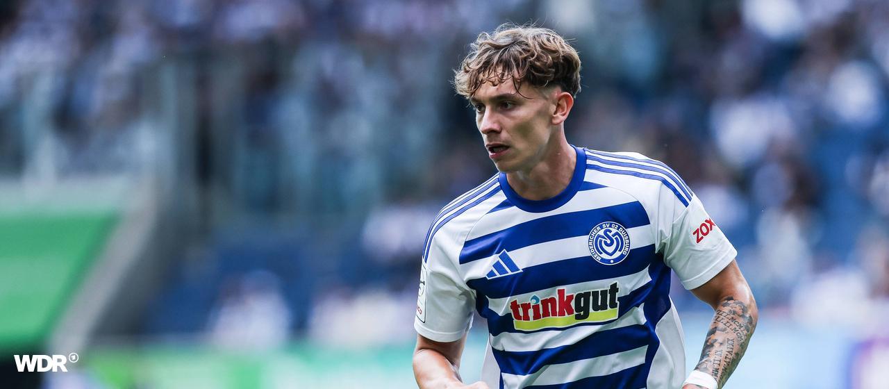 Duisburgs Tim Heike gegen de SSV Ulm