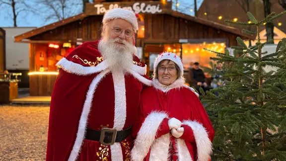 Der Heider Weihnachtsmann samt Frau. | NDR, Vinetta Richter Der Heider Weihnachtsmann samt Frau.