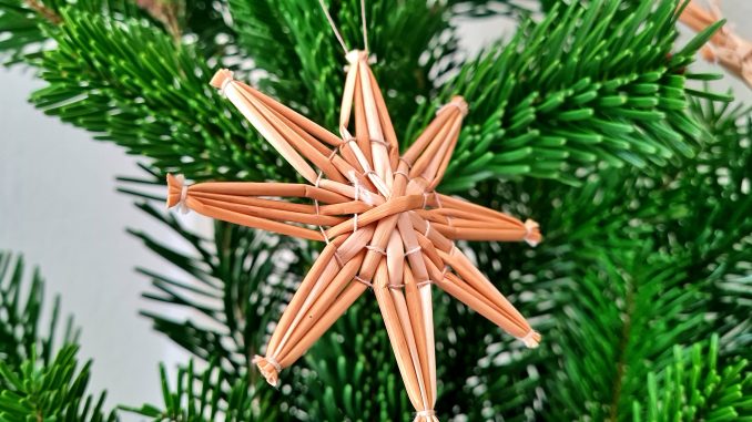 weihnachtsstern30 Strohstern Weihnachten