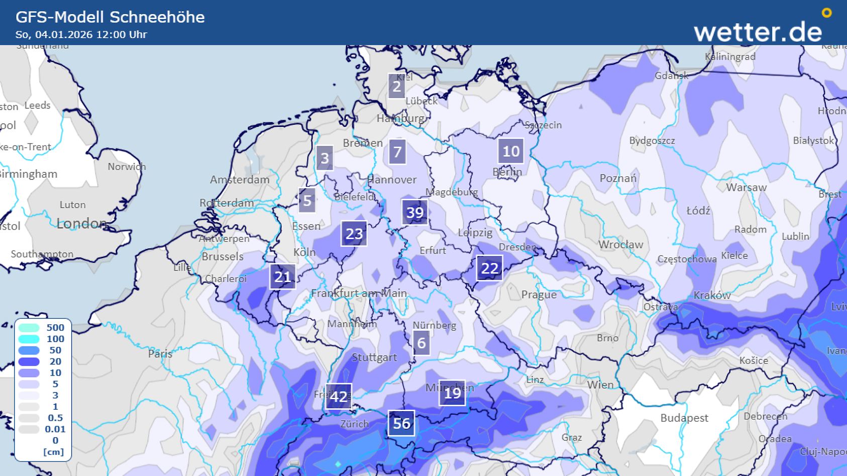 Winter in Deutschland: Kälte kommt und bleibt und Schnee fällt direkt zum Jahresanfang