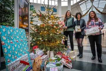 Chemnitz: Rührende Weihnachtsaktion in Chemnitz: Ein Geschenke-Berg fürs Kinderheim