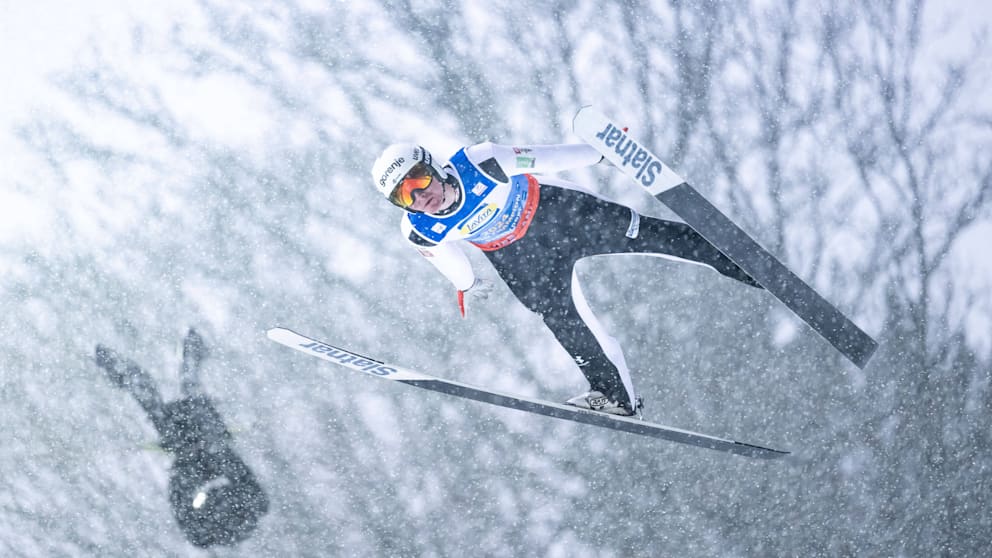 Domen Prevc hatte am Samstag noch die Skiflug-WM gewonnen