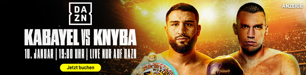 Anzeige: Den Kampf von Agit Kabayel können Sie nur bei DAZN sehen