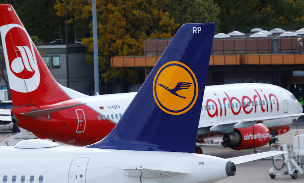 2017 kam das Auf für Air Berlin, viele Strecken wurden von Lufthansa übernommen