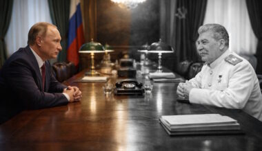Wladimir Putin und Josef Stalin – ©Militär Aktuell/Rosenkranz