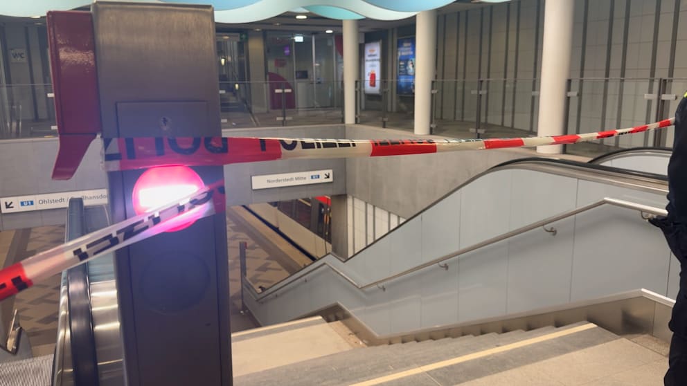 Die U1 wurde zwischen den Haltestellen Wartenau und Wandsbek-Gartenstadt gesperrt