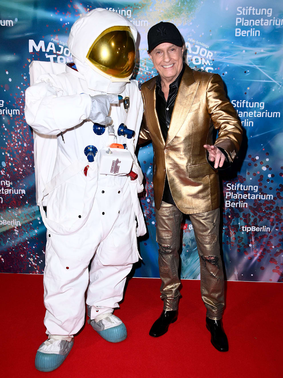Peter Schilling bei der Weltpremiere der derzeit laufenden 360-Grad-Show „Major Tom: völlig losgelöst“ im Berliner Zeiss-Großplanetarium