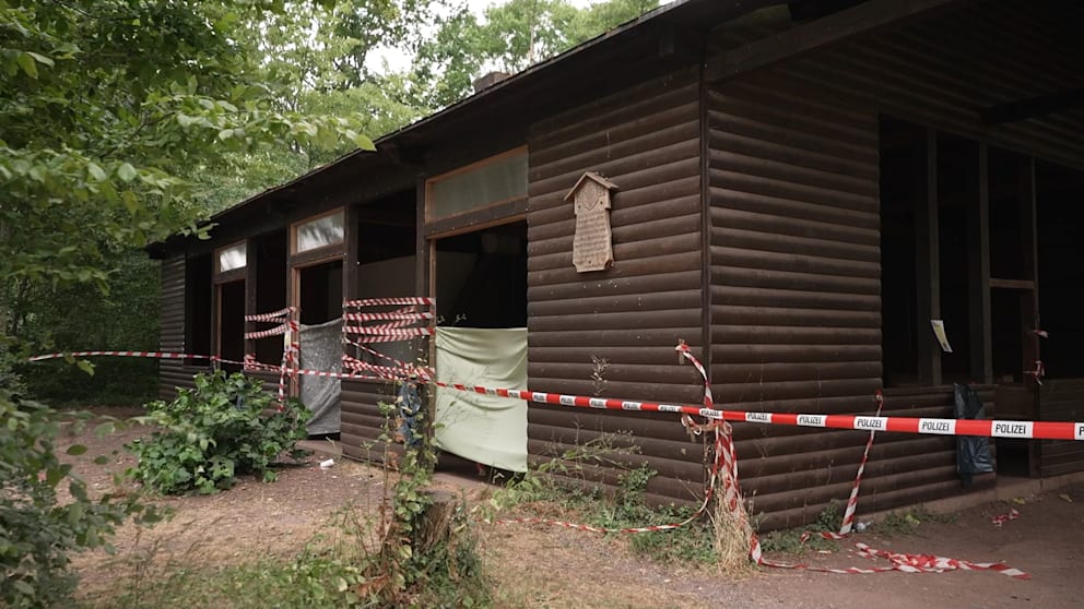 Hier an der Grillhütte bei Weingarten wurde erst noch fröhlich gefeiert