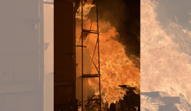 Feuer in Braunschweig: Meterhohe Flammen versperrten Fluchtweg