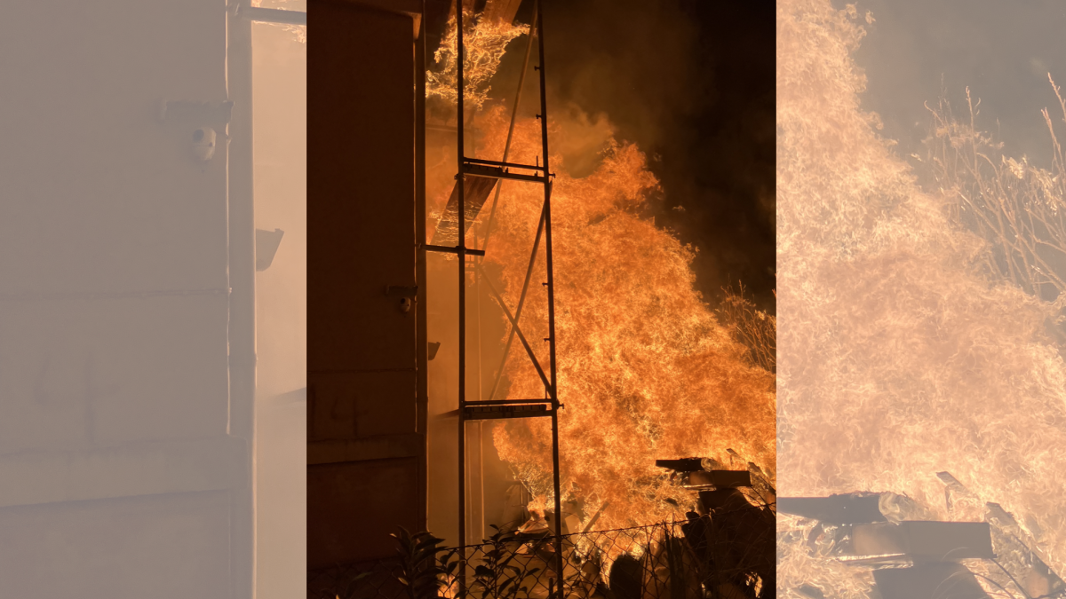 Feuer in Braunschweig: Meterhohe Flammen versperrten Fluchtweg