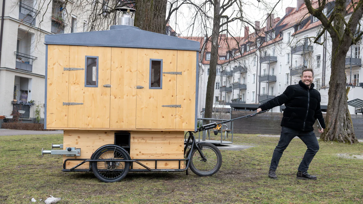 München: Schwitzen an der Isar in einer mobilen Sauna – kann das funktionieren? - München