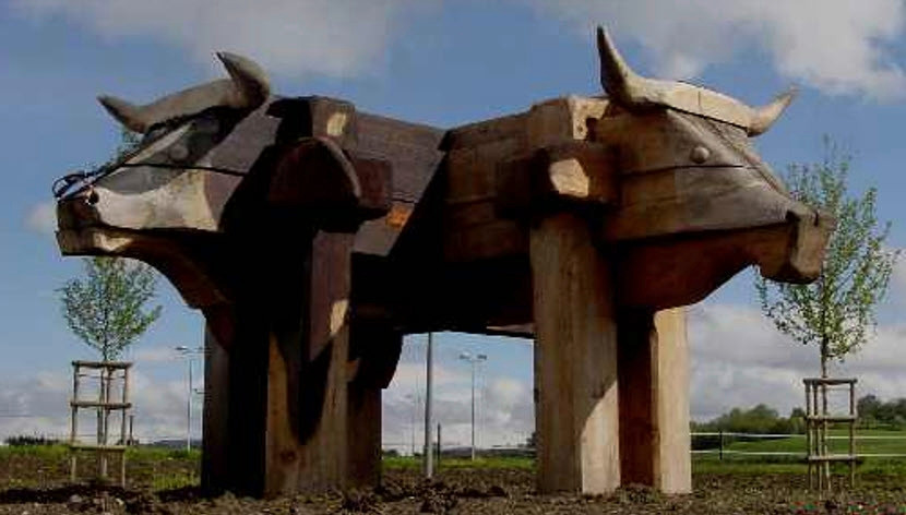 Kuh-Skulptur geklaut: Aufruf an Bevölkerung