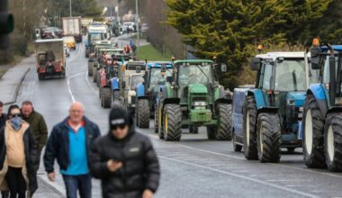 Landwirte in Irland protestieren gegen EU-Mercosur-Handelsakommen