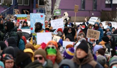 Pritestteilnehmerin Minneapolis