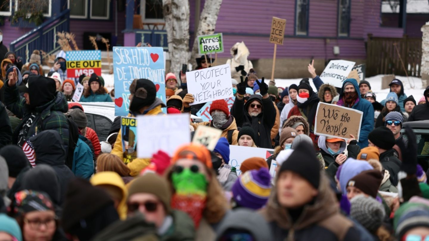 Pritestteilnehmerin Minneapolis