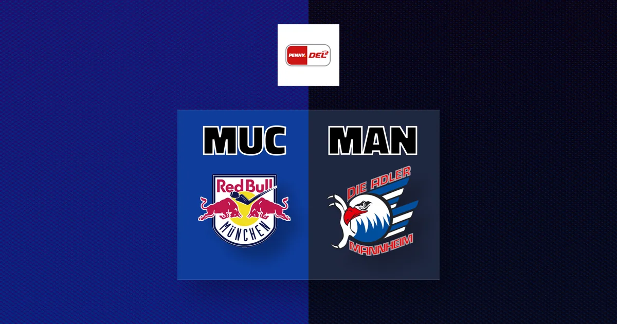 Liveticker EHC München - Adler Mannheim