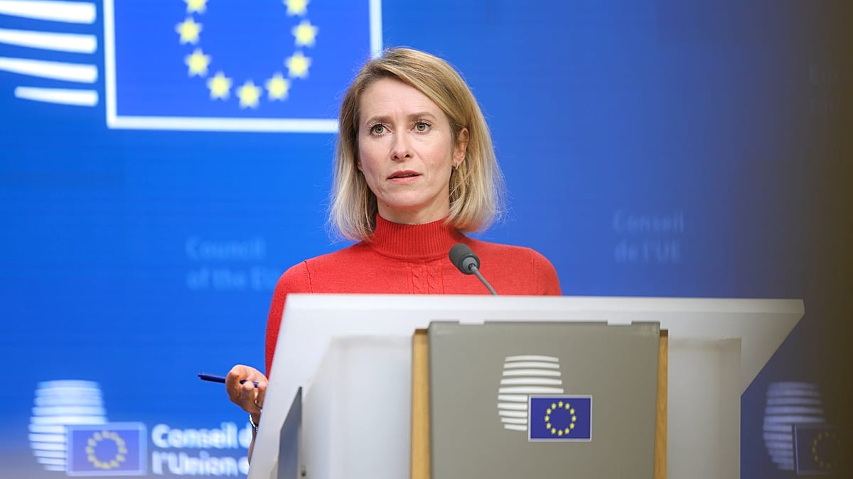 Kallas: Vor direkten Gesprächen mit Europa sollte Putin Zugeständnisse machen