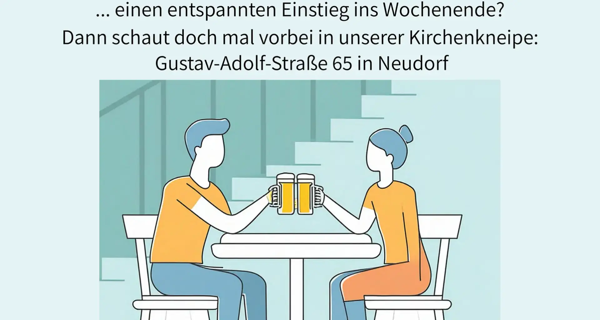 Gemeinde lädt zum Auspannen ein: Kirchenkneipe in Neudorf