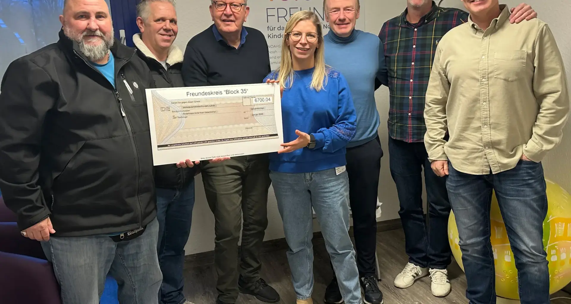 Vorweihnachtliche Charity-Aktion von Block 35