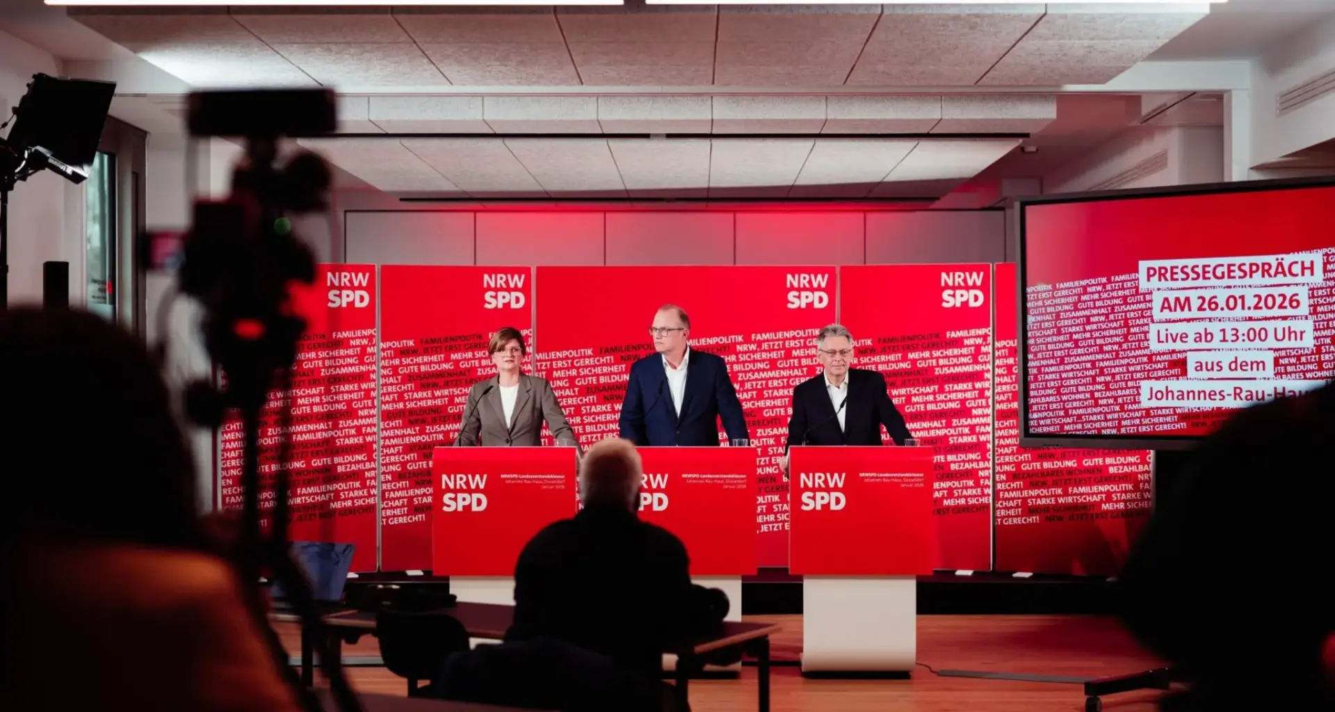 NRWSPD: 6 Punkte für 26: Jochen Ott und SPD-Landesspitze stellen programmatische Neuausrichtung der