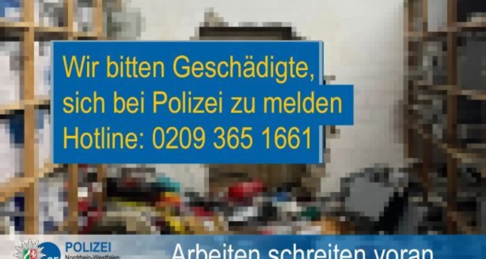 Komplexe Ermittlungen: Polizeiliche Arbeiten nach Sparkassen-Einbruch schreiten voran Komplexe Ermittlungen