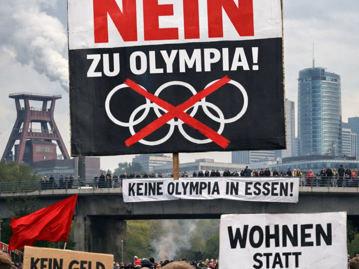 Goldmedaillen kosten - Wir zahlen den Preis: NEIN zu Olympia - JA zu Essen