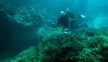 Höhlentaucher bei Marseille