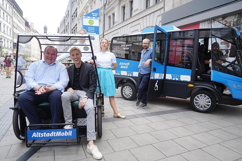Zwischen den beiden OB-Kandidaten Clemens Baumgärtner (l. CSU)  und Dominik Krause (Grüne) ist ein spannendes Rennen um den Platz in einer möglichen Stichwahl entbrannt. (Archivbild)