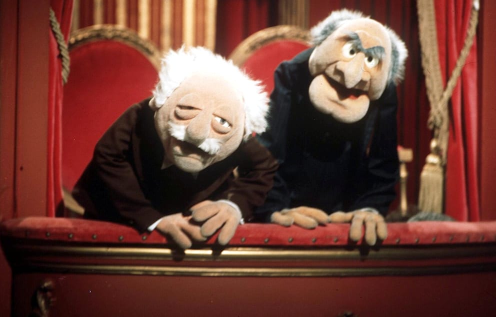 … und Statler und Waldorf in der Sesamstraße