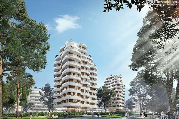 So sollen die Wohntürme einmal aussehen.