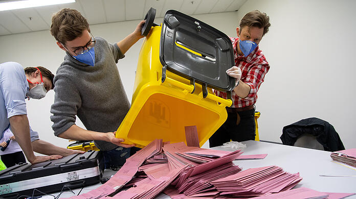 Viel auszuzählen: Bei der letzten Kommunalwahl war das durch die Coronamaßnahmen noch komplizierter. (Archiv)