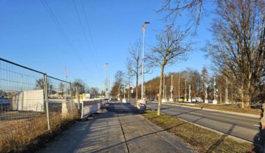 Schallschutzwand für wichtige Verkehrsachse in München